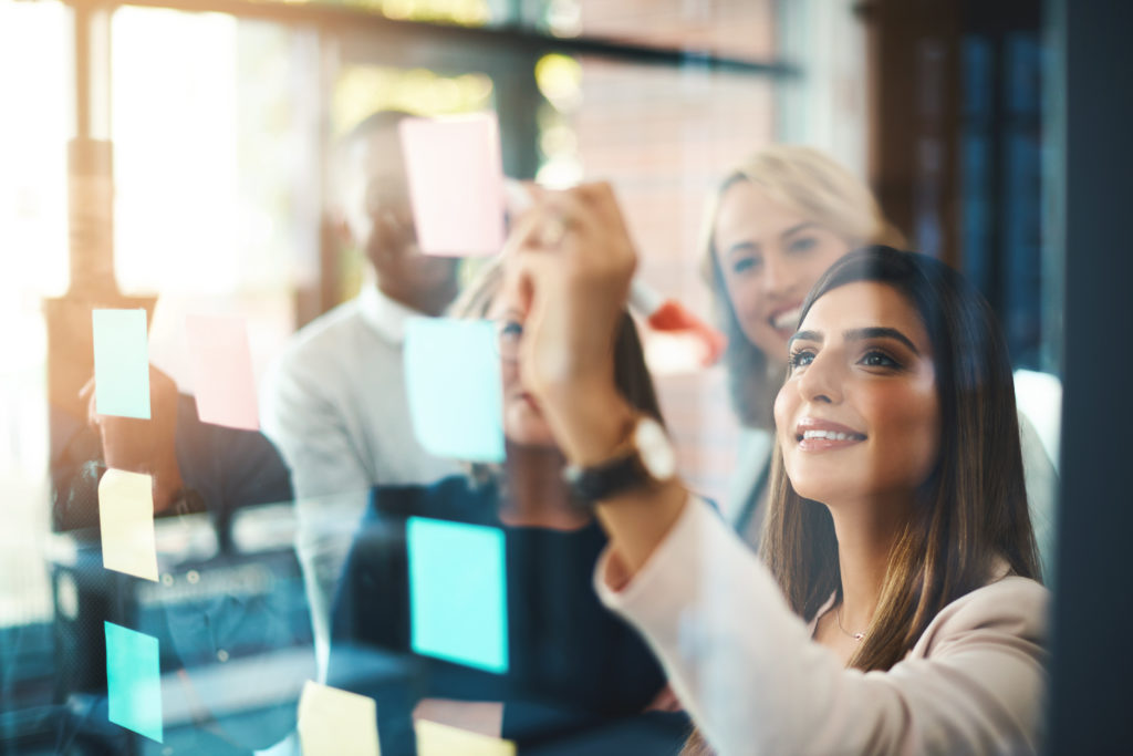 business people thinking about corporate financial planning opportunities